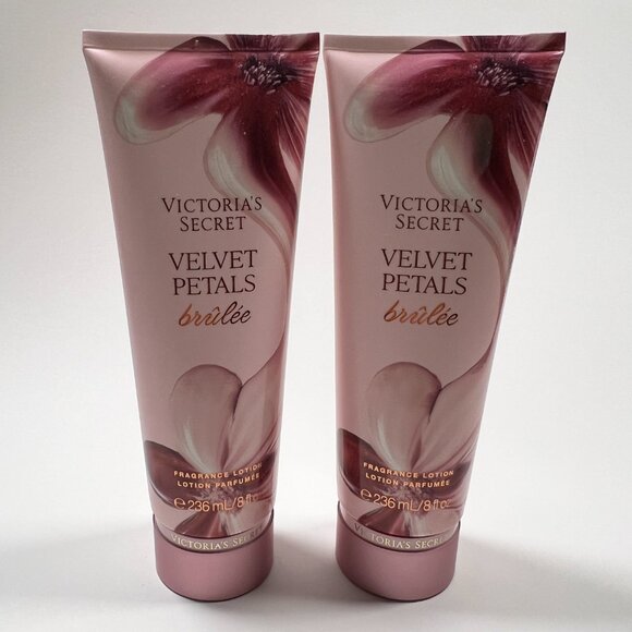 Victoria Secret Velvet Petals BRULEE Fragrance Lotion Full Size SEALED Lot of 2 - Picture 1 of 6
